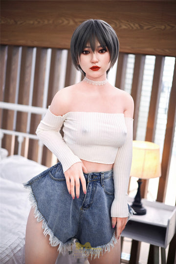 Short Hair C-Cup Full Silicone Realistic Sex Doll 152cm S10 Misa