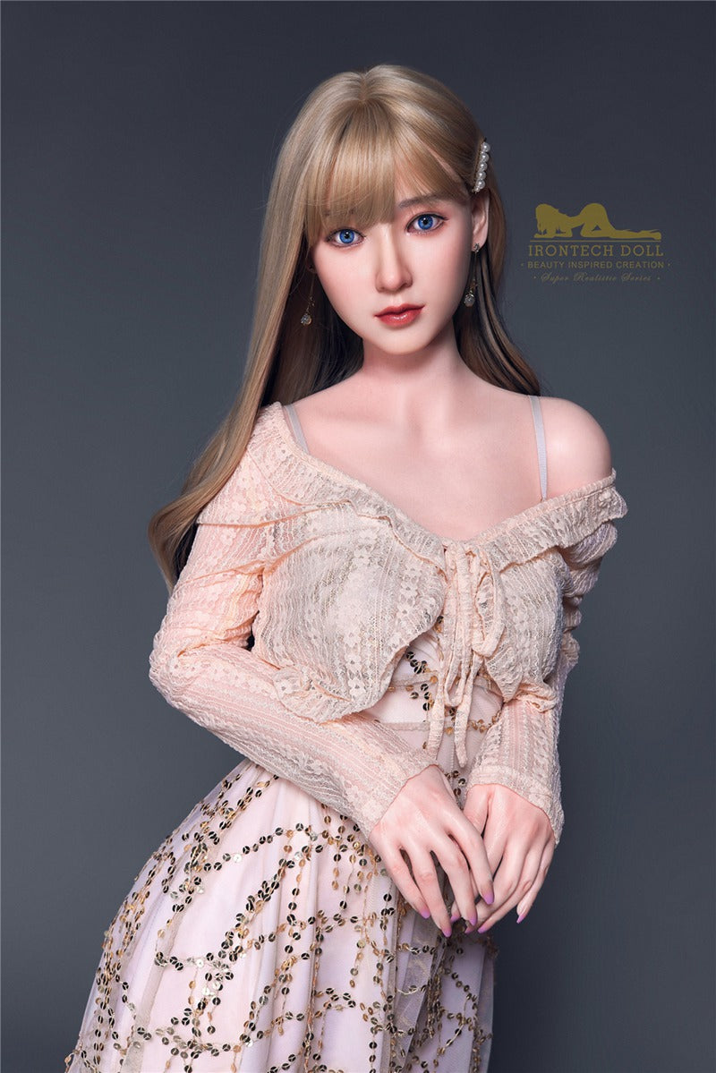 Asian Korean C-Cup Full Silicone Realistic Lady Sex Doll 152cm Candy