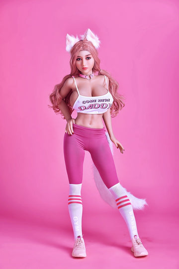 Cute Furry H-Cup TPE Realistic Sex Doll 154cm plus Saya