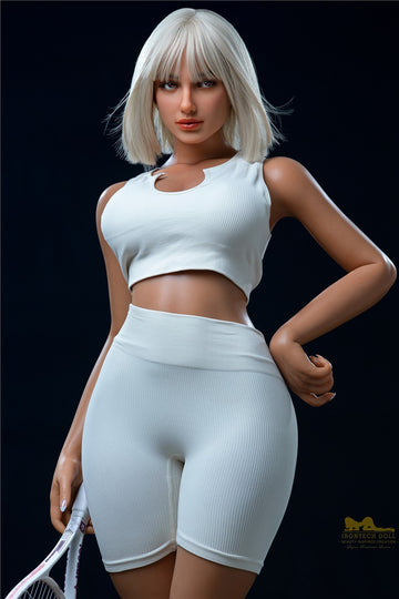 White Hair Full Silicone Lifelike Sex Doll 164cm S17 Luna
