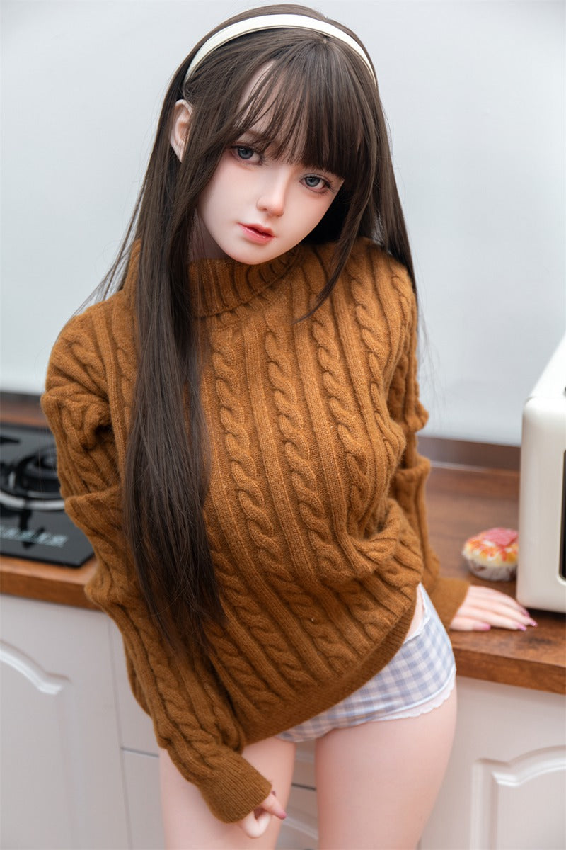 Asian Chinese C-Cup Full Silicone Realistic Sex Doll 148cm Xiaying