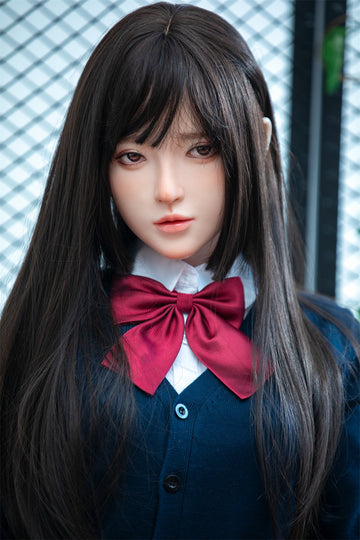 Asian Japanese School C-Cup Full Silicone Realistic Sex Doll 148cm Plus Lingnai