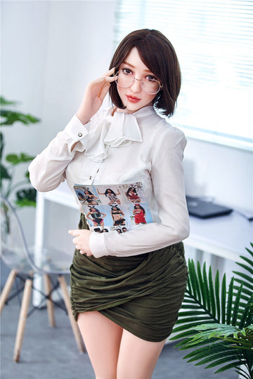 Asian Short Hair E-Cup TPE Life Like Sex Doll 159cm Mika