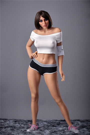 Short Hair E-Cup TPE Life Like Sex Doll 159cm Natalia