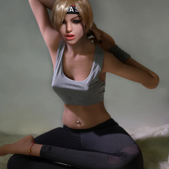 Real Life Hot Skinny Yoga Muscle Sex Doll 160cm