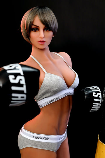 Short Hair Small Boobs Real Life Boxing Sex Doll 164cm