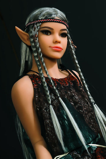 Slender Waist Flat Chest ELF Sex Doll 155cm