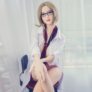 Short Hair Breast Realistic Office Lady Sexy Doll 168cm