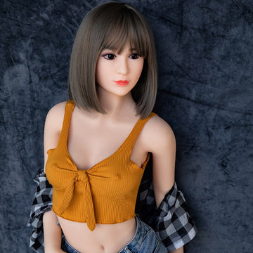 Skinny Small Breast Slender Fitness Lifelike Sex Doll 160cm