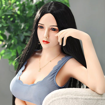 Asian Lady Small Breast Real Life Sex Doll 158cm