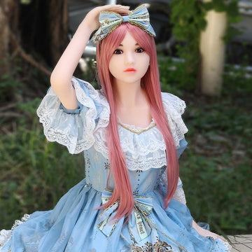 Red Hair Real Life Big Breast Skinny Cute Love Doll 140cm