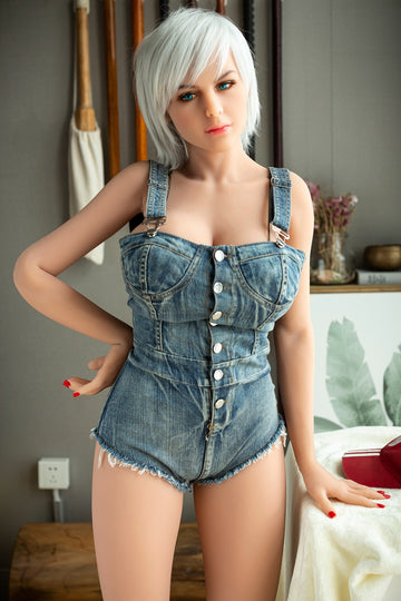 White Hair Real Life Like Sex Doll Natalie 161cm