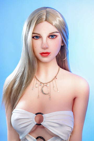 Skinny Silver Hair Real-life Girl Small Breast Sex Doll 165cm