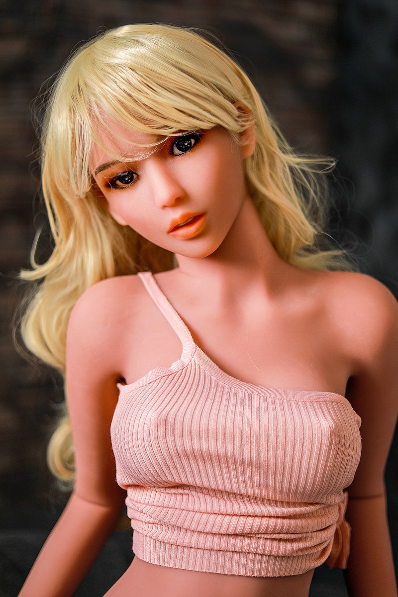 Blonde Real Lifelike Skinny European and American Sex Doll 157cm
