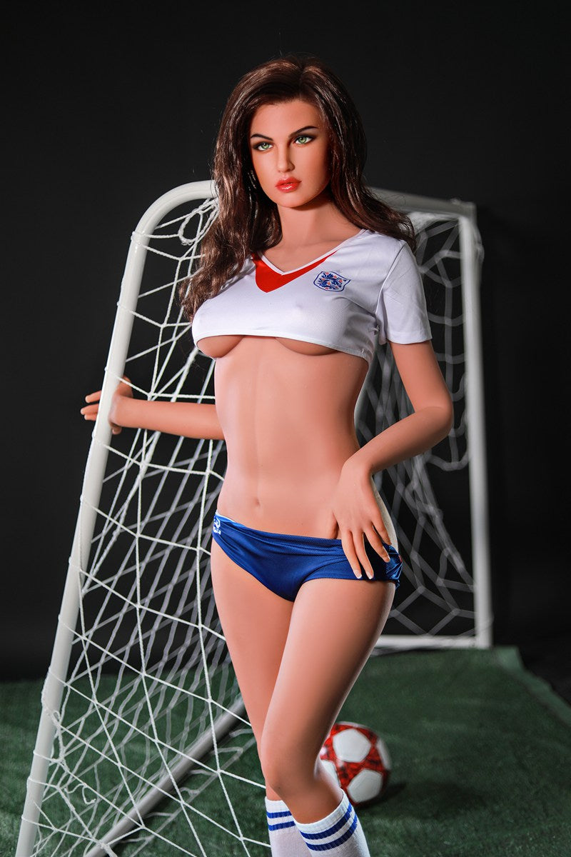 Realistic Football Girl Silicone European and American Blonde Sex Doll 173cm