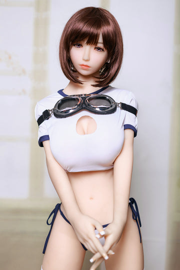Japanese Skinny Big Breast Sex Doll 158cm Aibei158B113