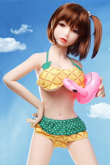 Cute Redhair Mini Small Young Sex Doll 128m Aibei128B94B