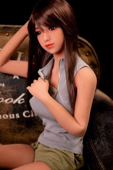 Reallife Red Hair Lady Small Breast Sex Doll 148cm Aibei148S194