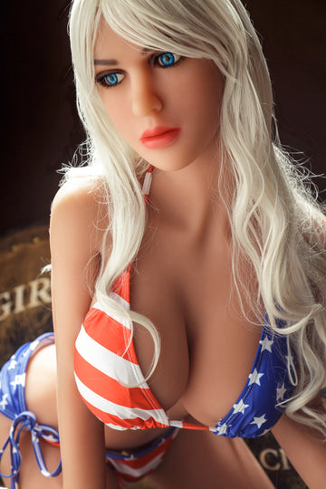Aibei USA Whte Hair Big Breast Sex Doll 158cm Aibei158B20
