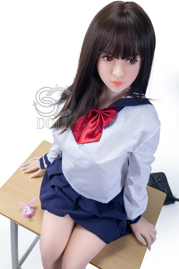 Japanese Student Reallife TPE Realistic Sex Doll Aki 151cm