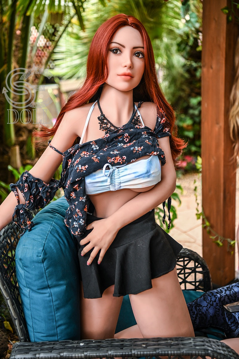 Red Hair Real Life Like Lady Sex Doll Rachel161cm