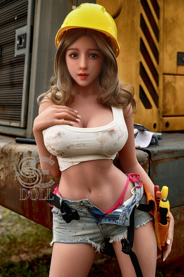 BBW Blonde Reallife Realistic Game Lady Sex Doll Eunice 157cm