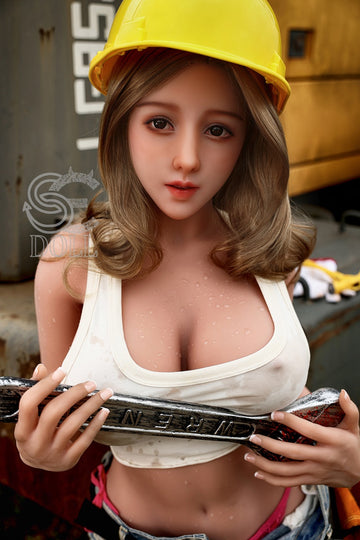 BBW Blonde Reallife Realistic Game Lady Sex Doll Eunice 157cm